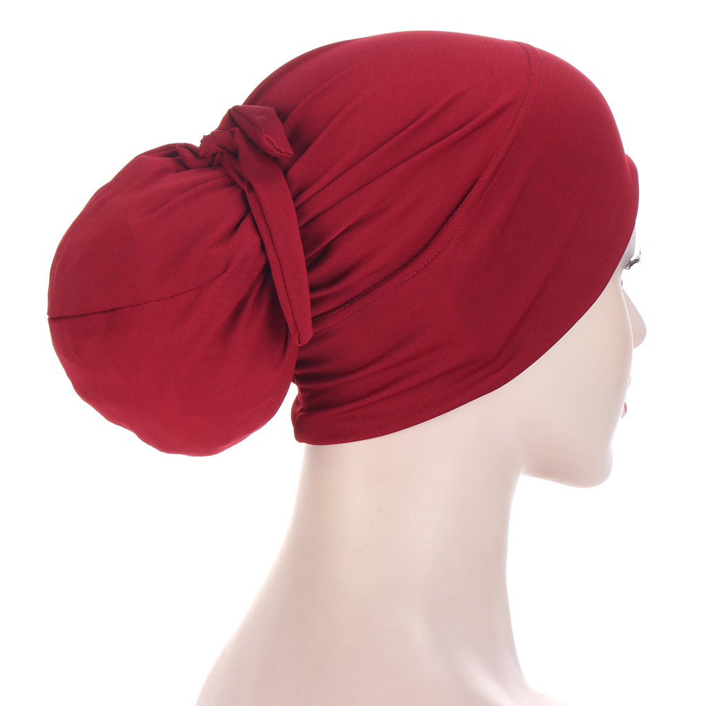 AliExpress/Amazon/ebay New Multicolor Solid Color Strap Pullover Cap Tape Cap 6 Color Chemotherapy Cap