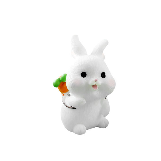 Micro landscape cute cartoon carrot rabbit adorable rabbit animal hand gardening accessories mini small ornaments