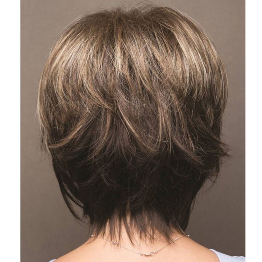 Cross-border supply of high temperature silk European and American women's fashion wig overseas warehouse chemical fiber head cover cross-border European and American short straight hair