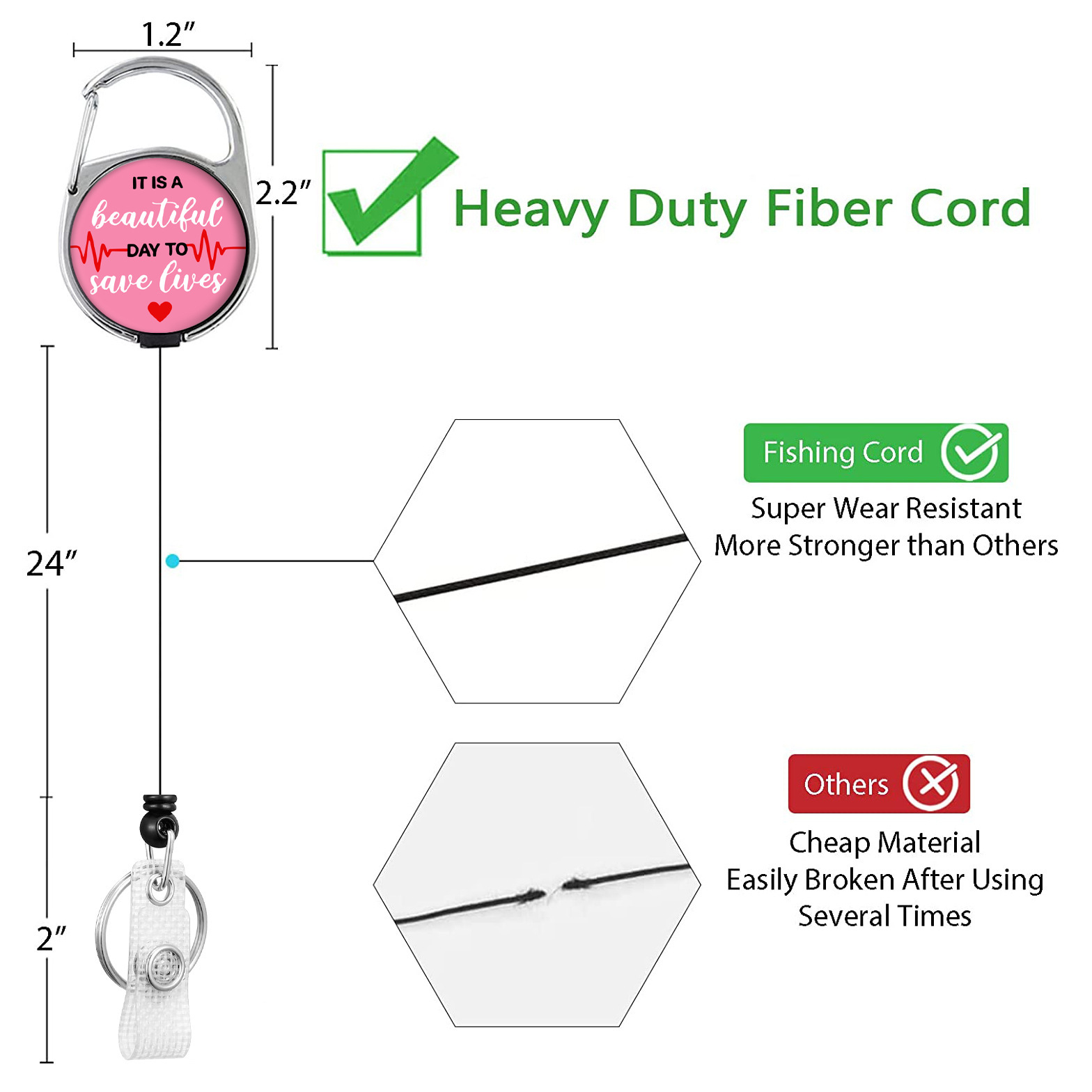 Amazon cross-border hot-selling new product zinc alloy retractable easy-pull buckle easy-pull ID card holder