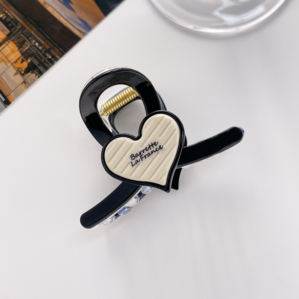 Neue liebe haar clip halb haar krawatte mode haarnadel kinder haar zubehör außenhandel heißer verkauf kopfschmuck kleine größe shark clip 7cm_voghion.com