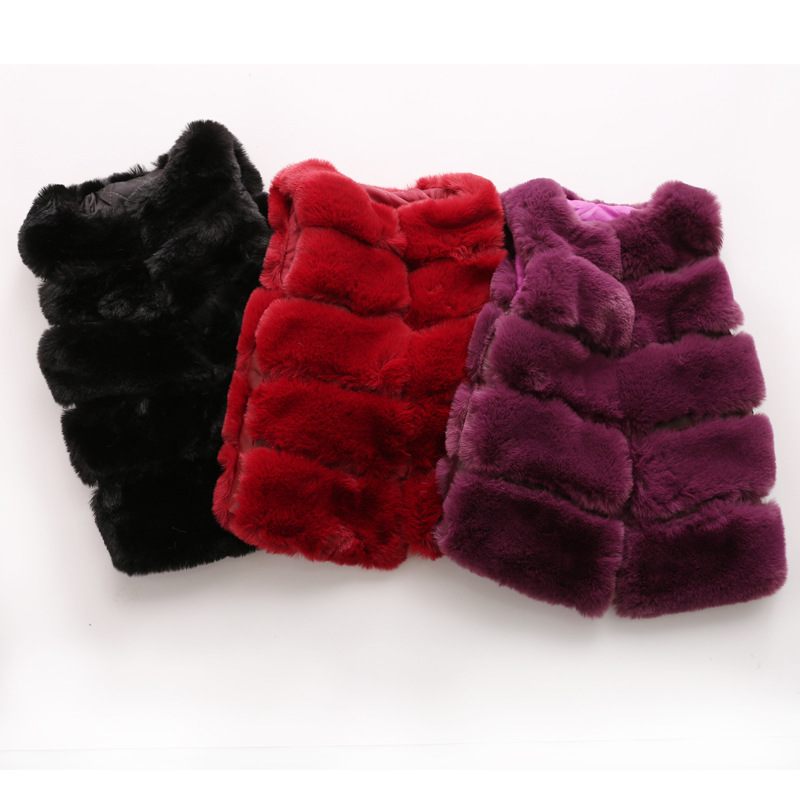 2021 foreign trade cross-border boys and girls baby children wool sweater thick wool coat vest