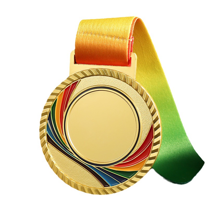 Metal medal marathon games kindergarten children's listing gold and silver copper honor gold medal competition medal production