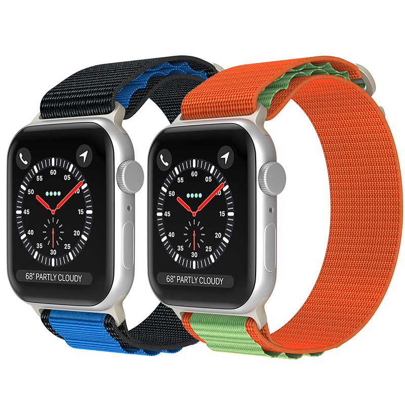 For Apple 8 Generation Ultra Official Same Strap Alpine Loop Nylon Strap iwatch Strap Hot Melt Adhesive