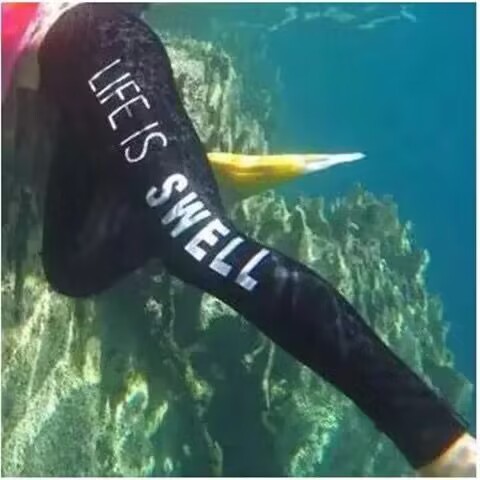 Men's Long-leg Swimming Trunks Large Size Snorkeling Swimsuit Diving Surfing Pure Black Quick-drying Trunks Women's Swimming Trunks Swimsuit
