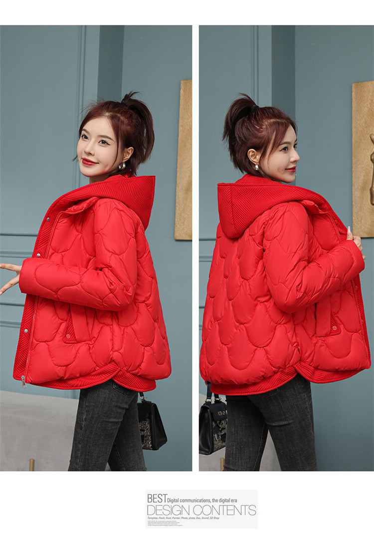 deux pièces Lusi même style veste chaude vêtements en coton vêtements d'hiver pour femmes petit nouveau court style coréen manteau de pain ample veste_voghion.com