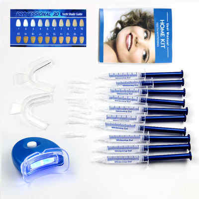 Aluminum foil bag 10 PCs teeth whitening needle tube gel 3ml teeth beauty instrument suit cross-border delivery English packaging