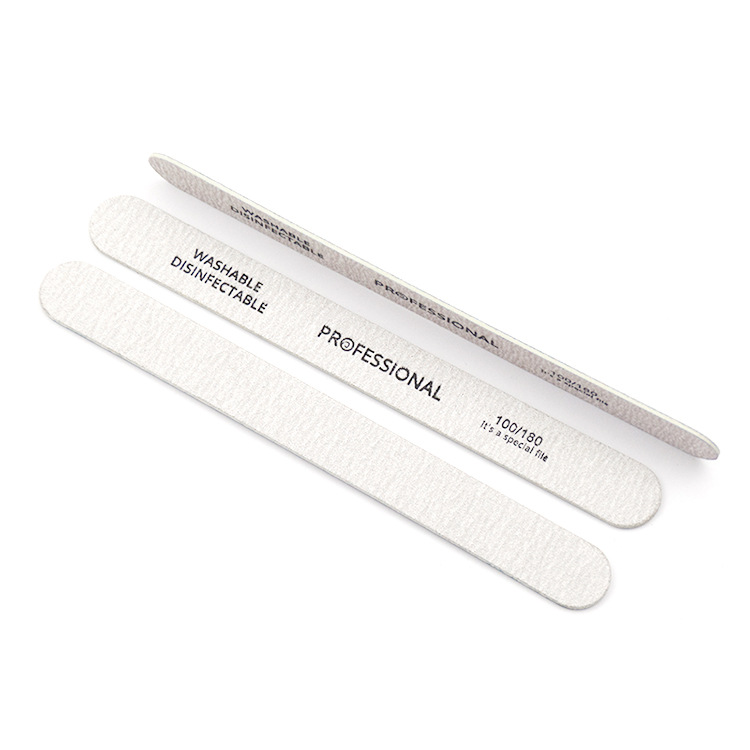 Professional nail file special for real nail repair wood chip thin rub thin gray white file strip wood leather grinding strip