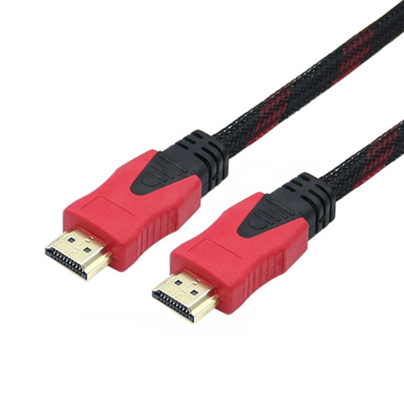 Red and black hdmi line red and black HD line 1.4v1080 computer TV set-top box projector video line meter