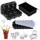 6 Square (with cover) +6 balls (with small funnel) +37 grid honeycomb ice Black