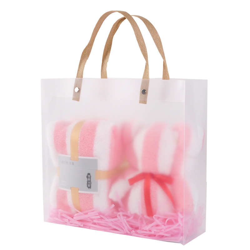 Thickened absorbent coral fleece towel hand gift wedding company activity gift double shape bear towel wholesale