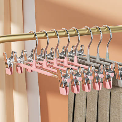 New Style Light Luxury Non-slip Pants Rack Stainless Steel Pants Rack Drying Pants Rack Bold Multi-functional Clothes Hanger Factory Pants Rack