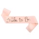 Rose gold shoulder strap