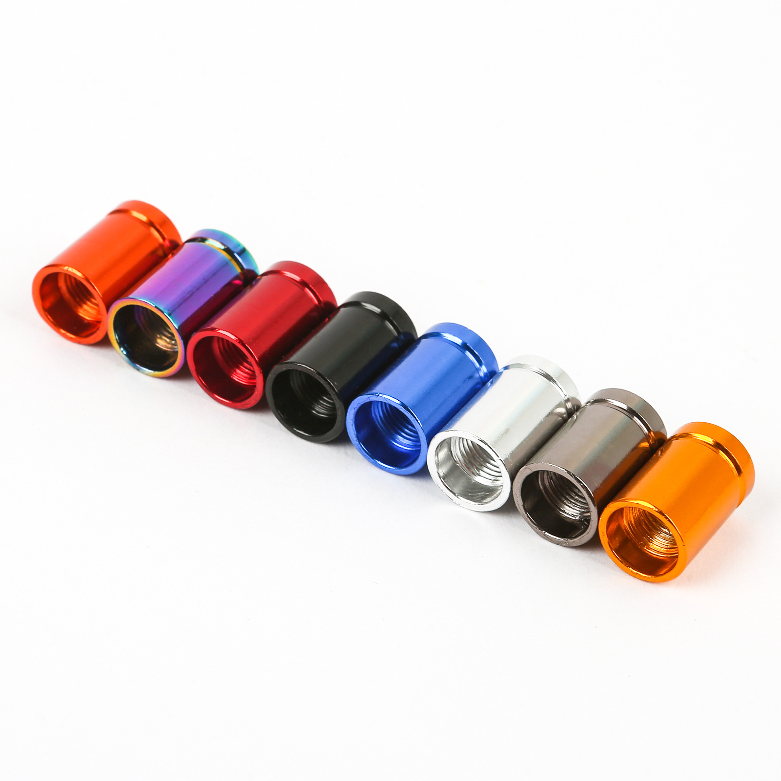 Cross-border exclusive for creative shell aluminum alloy car tire valve dustproof valve cap bullet shell parody