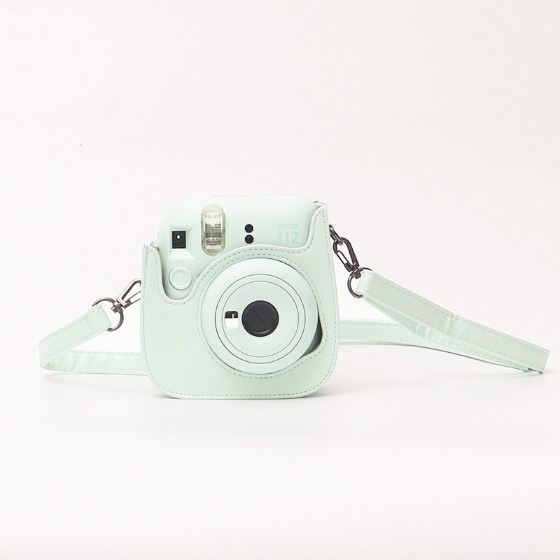 [Factory stock supply] polo MINI12 solid color retro camera bag INSTAX solid color camera bag