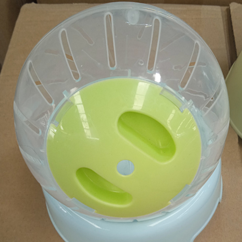 Colorful cover running ball pet hamster toy pet supplies transparent roller fitness Crystal sports wheel factory wholesale