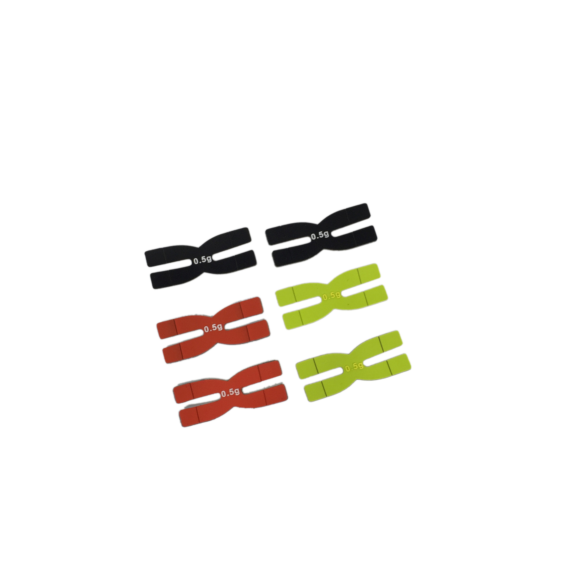 Cross-border in stock badminton racket weight piece badminton racket balance piece H-shaped I-shaped 0.5g silicone racket head adjustment non-lead strip