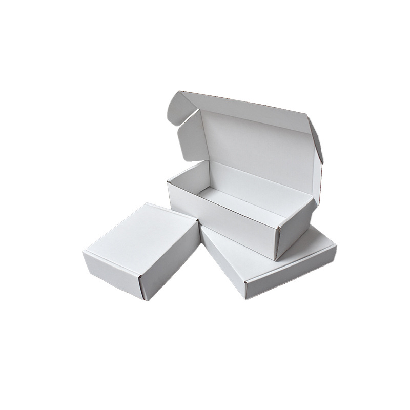 White flying machine box three-layer hard clothing underwear packing box spot express storage box E-Commerce Delivery carton