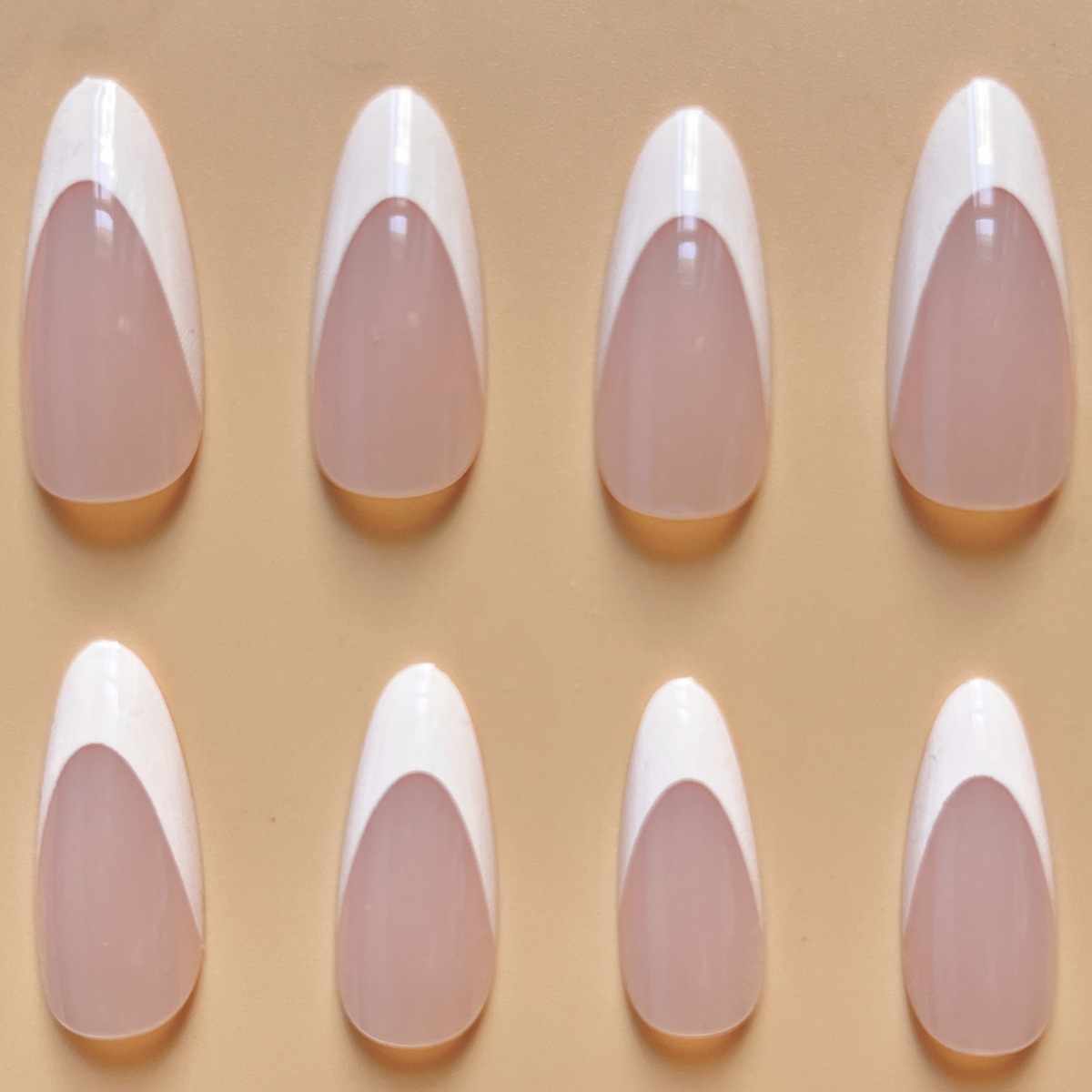Long Almond wear nail press on nails