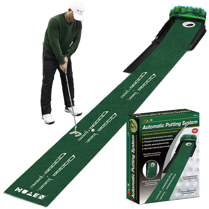 New single hole 3D arrow cross-border in stock portable golf green indoor and outdoor putter trainer manufacturer