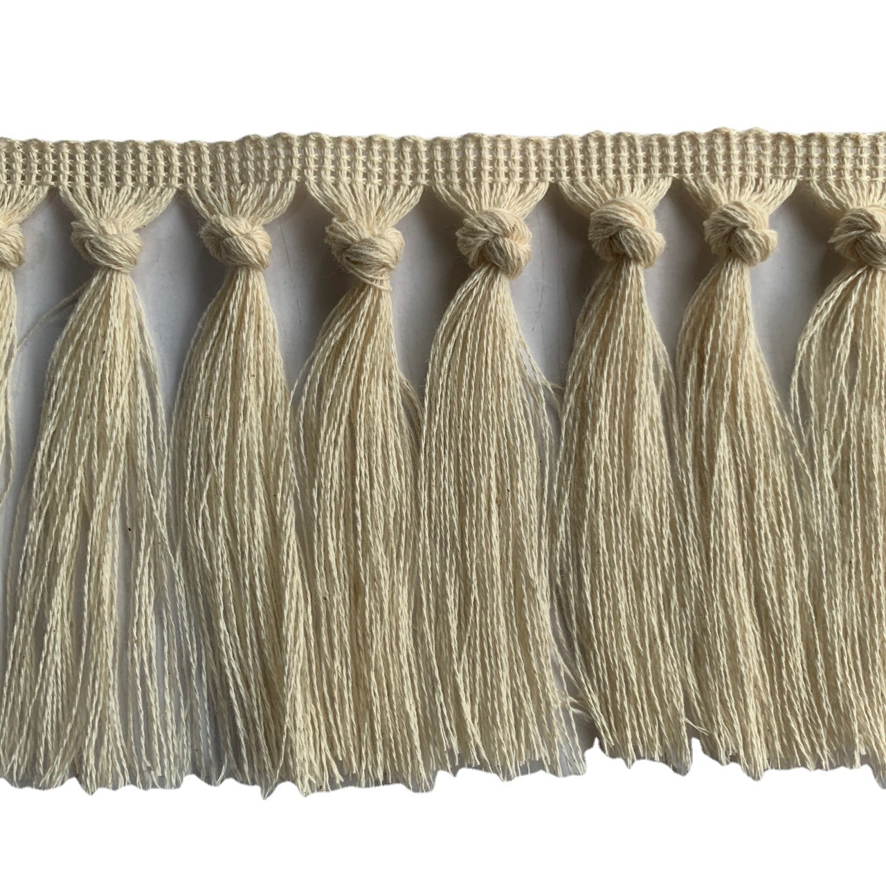 Spot wholesale cotton thread row beard lace sofa curtain knot tassel lace diy elastic hanging spike clothing accessories