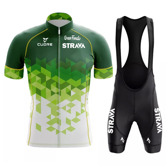 2023 Cross-border Cycling Suit Strava Tour de France Short-sleeved Suit Mountain Bike Race Cycling Suit