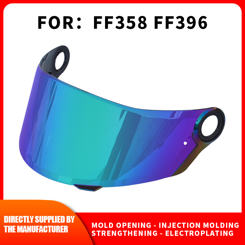 Cross-border new high-definition anti-ultraviolet motorcycle half-Helmet helmet lens LS is suitable for FF358 FF396