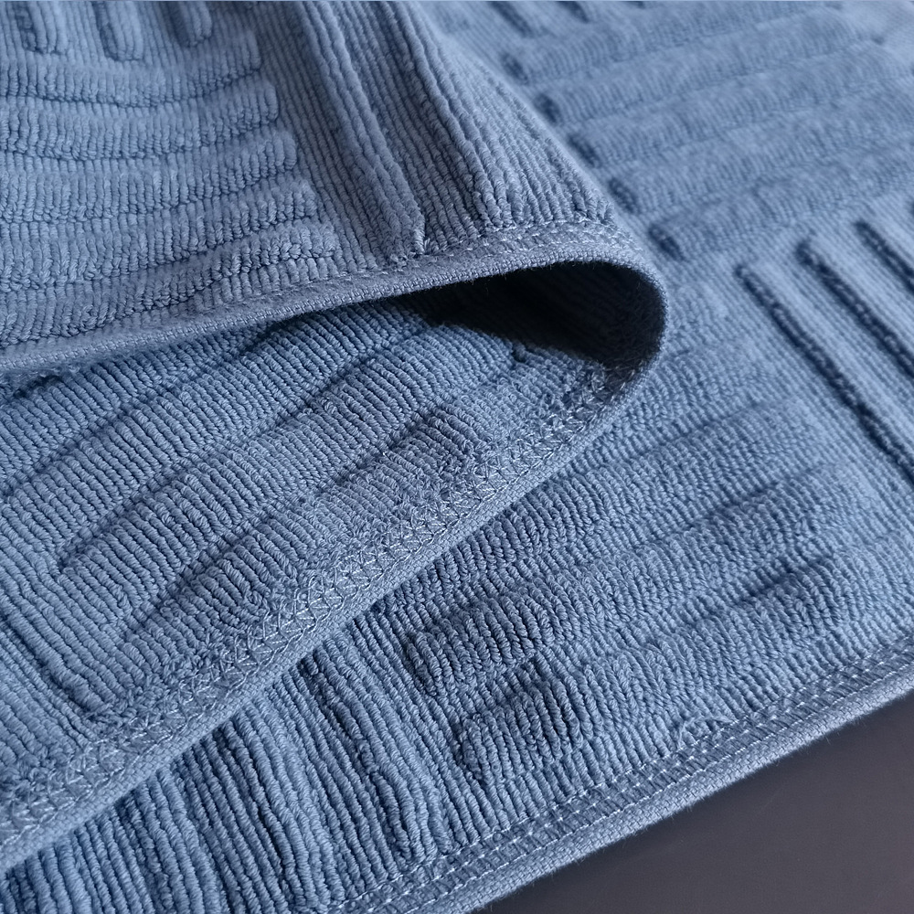 Factory wholesale 32 line cotton striped towel toilet thickened absorbent Japanese mini 240g floor mat