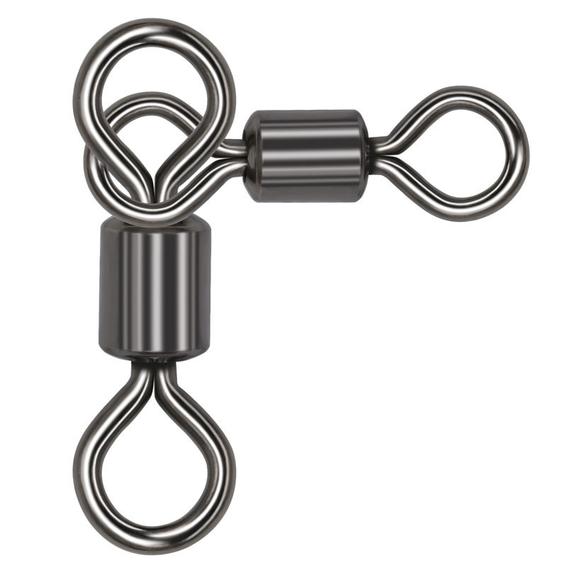 Bifurcation eight-shaped ring connector American parent-child swivel sub-mother ring outdoor fishing supplies wholesale