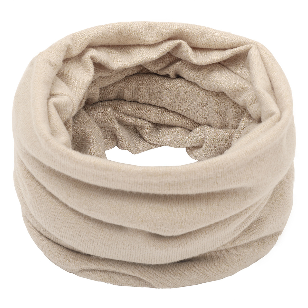 Turtleneck knitted scarf autumn and winter solid color scarf for men and women couples fashion fake high collar single collar collar in stock