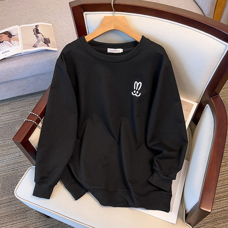200/350 large size over plus size loose Autumn Sweater chest circumference/150/160/170-7131