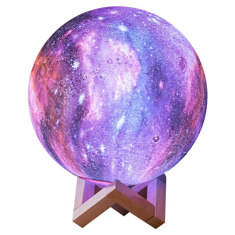 星空灯3d月球灯クロスボーダーusb充電星灯カラー絵星球灯リモコン小夜灯創意電気スタンド|undefined