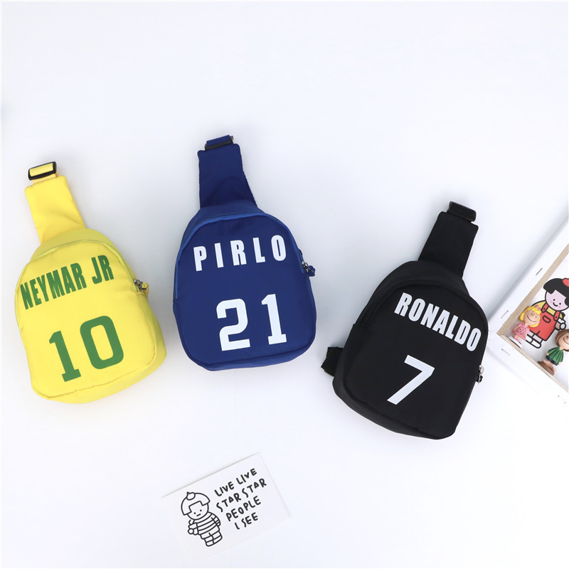 Children's Bags Wholesale Fashion Letters Girls' Chest Bag Casual Sports Boys Shoulder Bag All-match Crossbody Bag