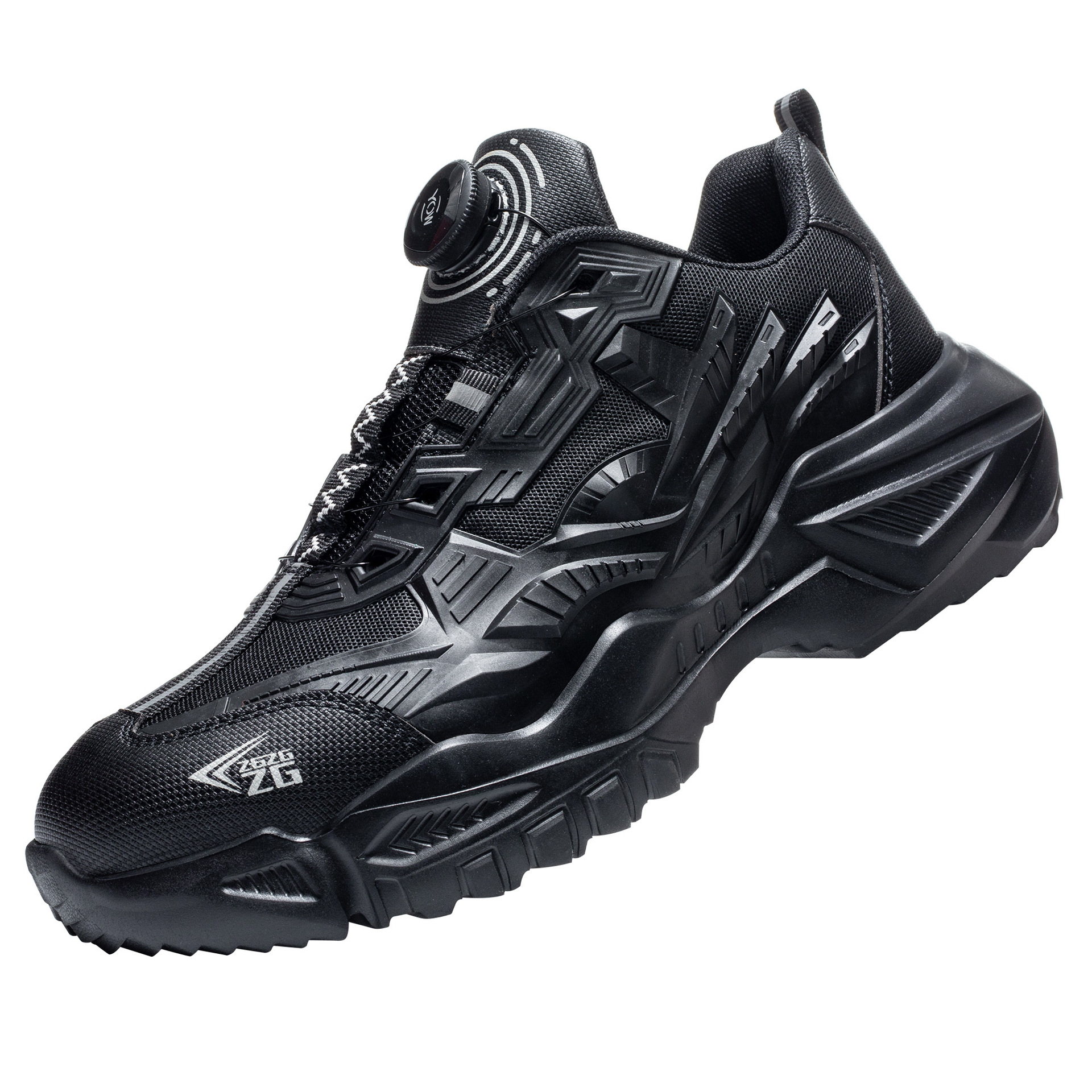 Labor Protection Shoes Men's Anti-smashing and Anti-piercing Autumn Lightweight Men's Lazy Safety Shoes Swivel Buckle-free Lace-up Work Shoes