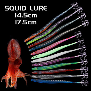 Exported to Korea wooden shrimp plastic shrimp hairtail fake bait umbrella hook squid bait cross-border hot sale southeast Asia jig lure