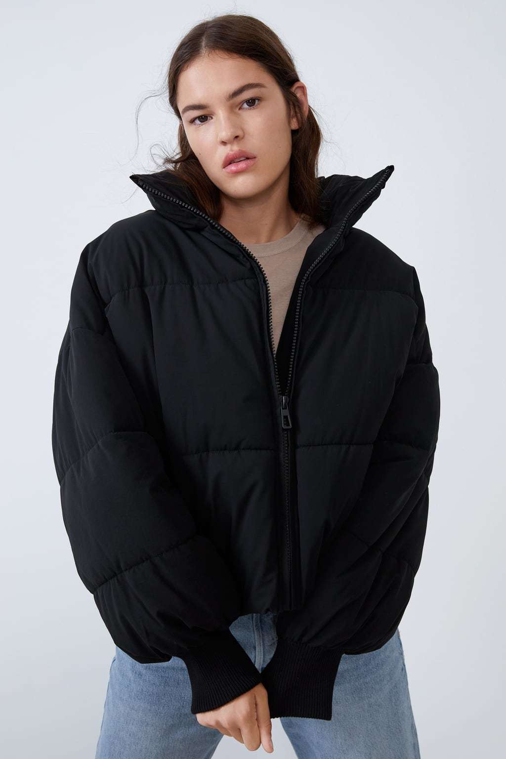 2024 Autumn and Winter New European and American Cross-border Women's Clothing Urban Leisure Loose Bread Coat W09 3098