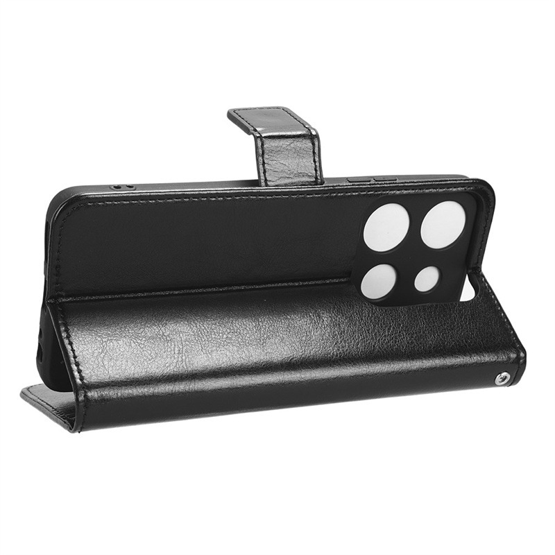 Applicable to Tecno Spark Go 2023 mobile phone case Smart 7HD mobile phone leather case Crazy Horse pattern flip card