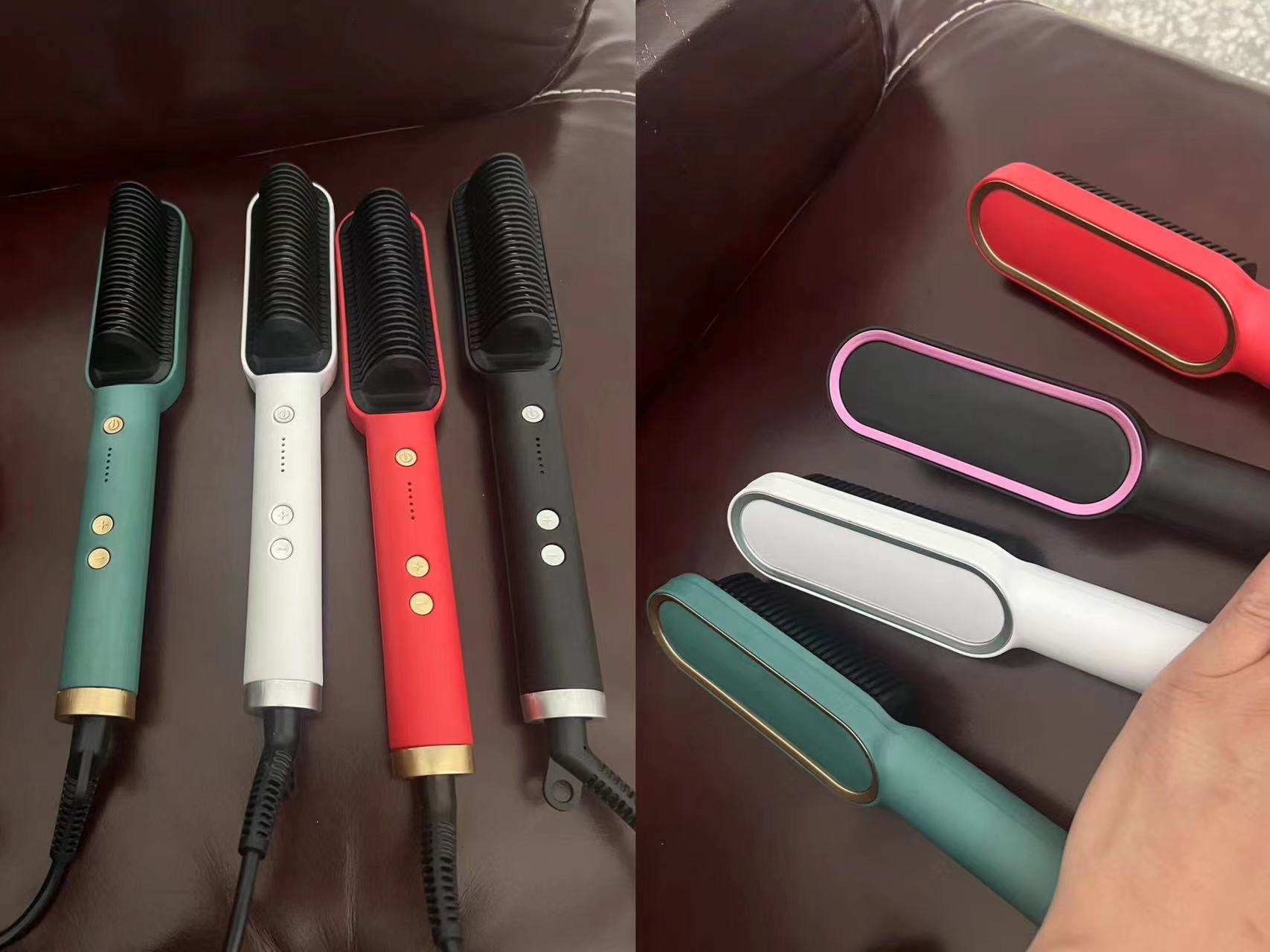 Straight hair comb Straight hair stick Splint Curly hair dual-purpose artifact does not hurt negative ion student multi-functional lazy person home comb