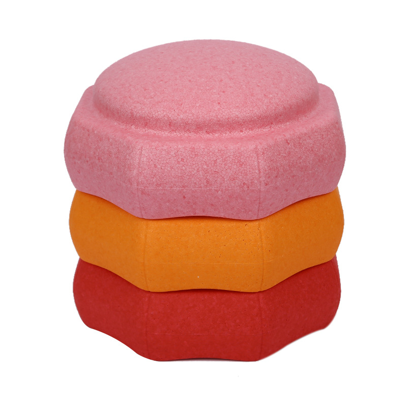 Children's toys crossing the river stone sensing system training equipment kindergarten early education concentration training balance epp crossing bridge stone
