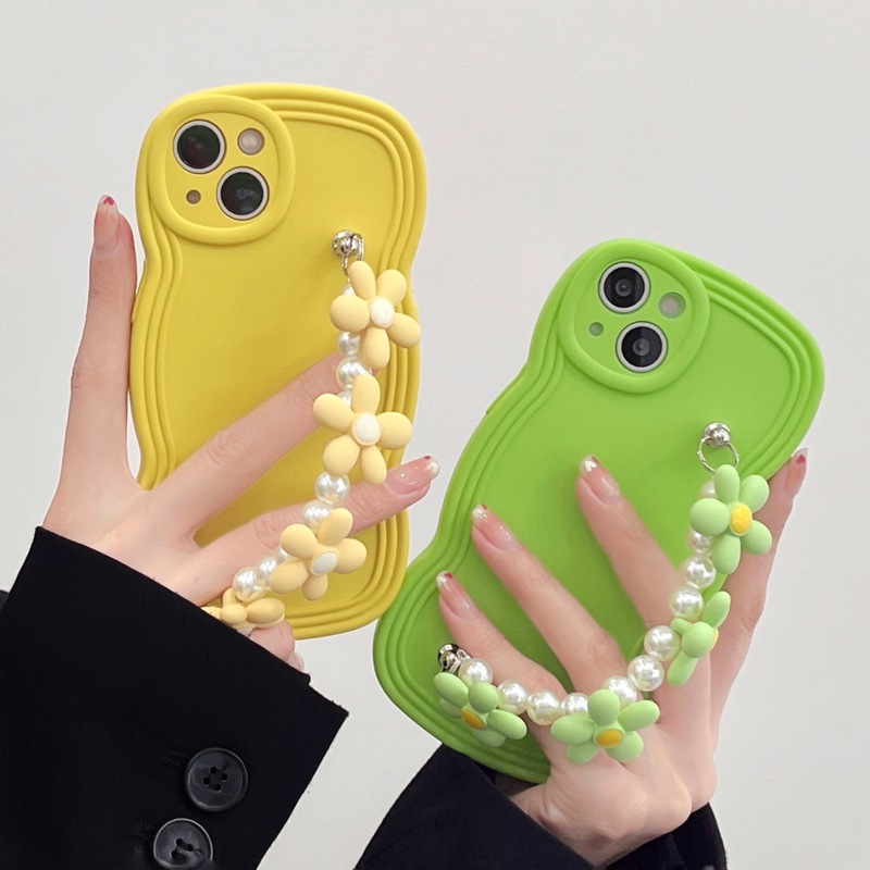 Ins風花手チェーンはiphone14/13 promaxリンゴ12携帯ケース11小衆xs/xrを適用する|undefined