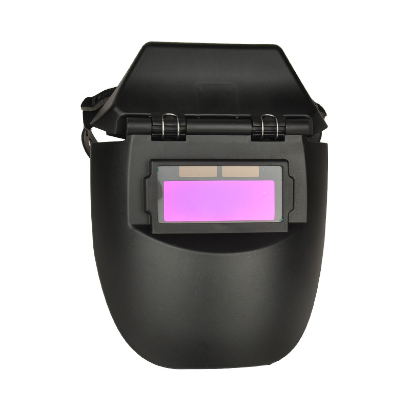Automatic light changing mask head-mounted lightweight protective mask welding argon arc welding welder cap folding adjustable