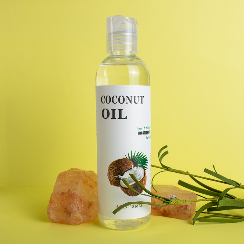 Fractionated coconut oil Cold Pressed Base oil Hair oil Skin Care