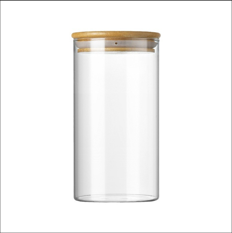 Factory Direct Supply High Borosilicate Glass Sealed Tank Kitchen Moisture-proof Storage Bottle Tea Dried Fruit Grain Storage Tank