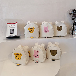 INS Korean style children's backpack cute cartoon mini schoolbag 3-6 years old boys and girls Anti-Lost Backpack