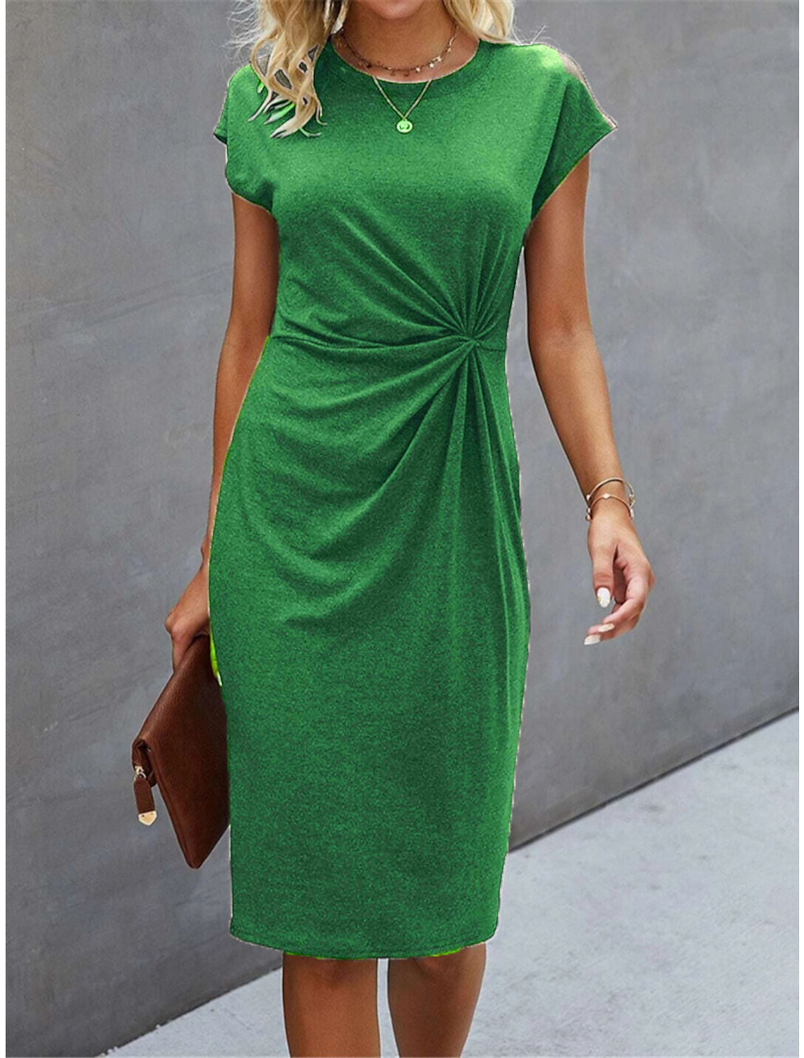 [Spot] TEMU women's pleated dress