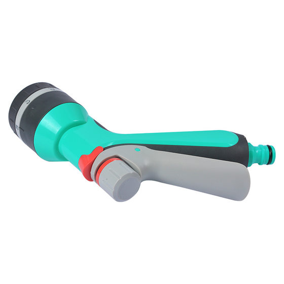 Plastic ABS coated with glue 7 function garden water gun flower watering nozzle household car wash watering vegetables shower water gun