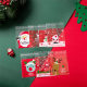 Cross-border hot selling Amazon Christmas ziplock bag self-adhesive cookie cow biscuit candy bag plastic bag