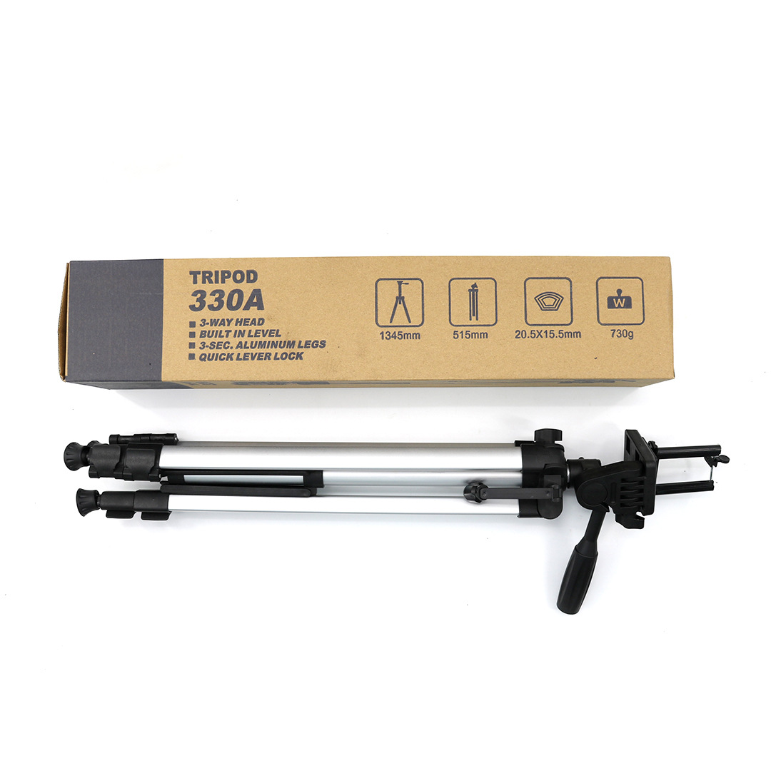 330a mobile phone live selfie tripod portable camera SLR tripod aluminum alloy network Red live broadcast equipment