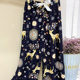 Cotton Silk Pajama Pants Women's Summer Thin Cartoon Printed Casual Wide Leg Pants Pregnant Women's Outer Wearing Foreign Trade Pants Single Pants