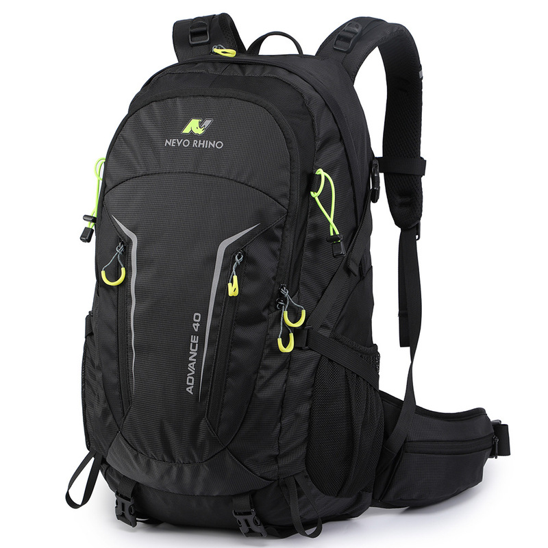 Nevo Rhino 40l 軽量バックパックキャンプアウトドアスポーツレインカバーハイキングバッグ耐久性のある防水ポリエステル|undefined